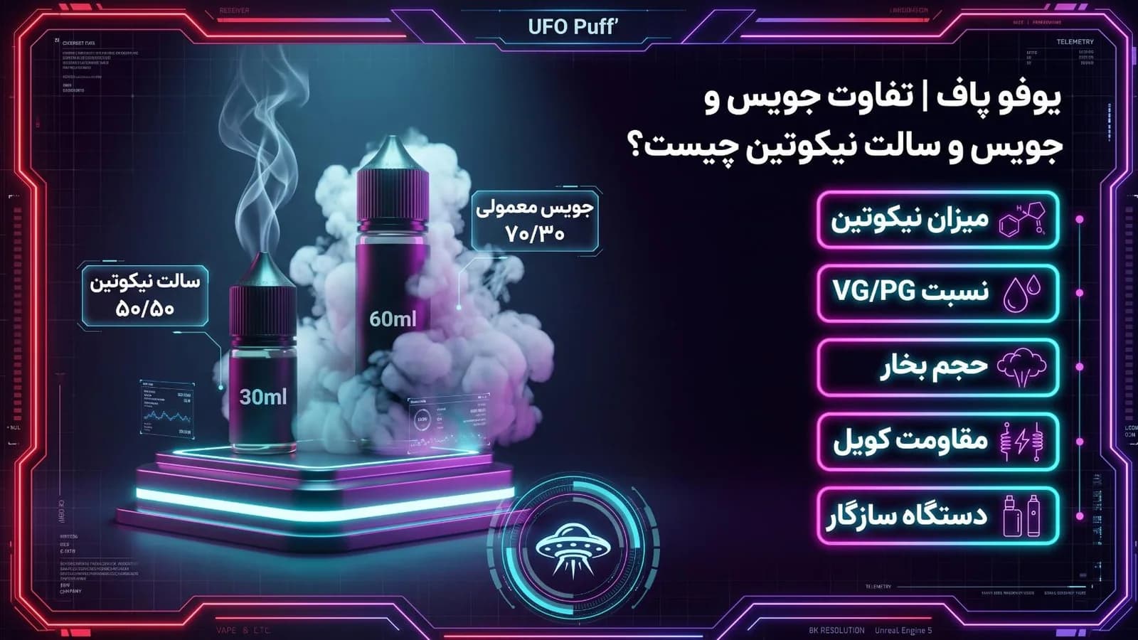 تفاوت جویس و سالت نیکوتین؛ کدام برای دستگاه شما مناسب است؟